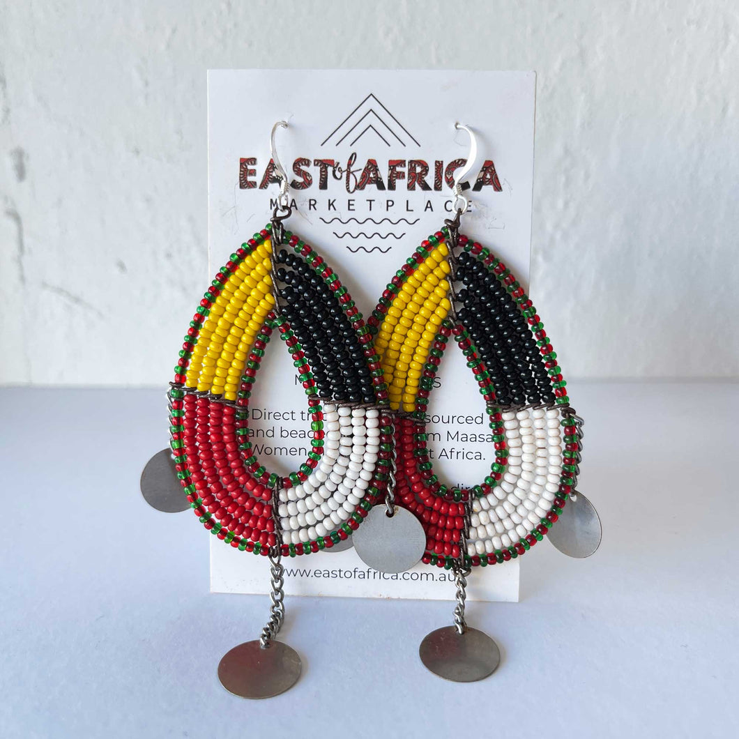 Maasai Beaded Earrings 22/11
